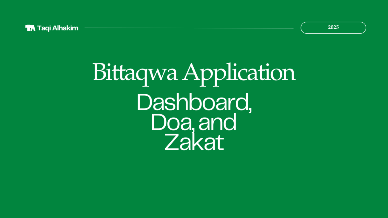 thumbnail bittaqwa dashboard, doa and zakat