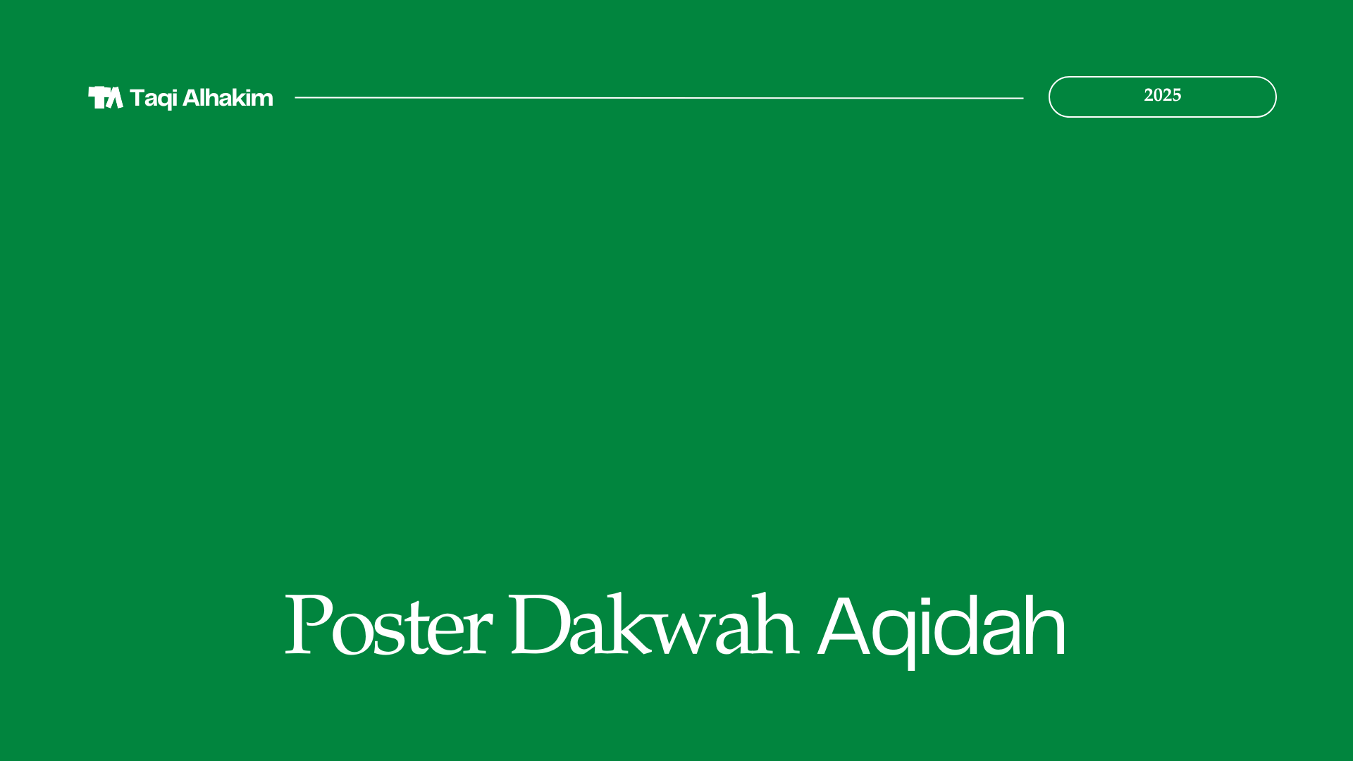 thumbnail poster dakwah aqidah