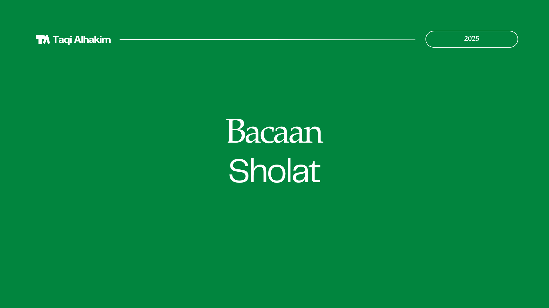 thumbnail Bacaan sholat