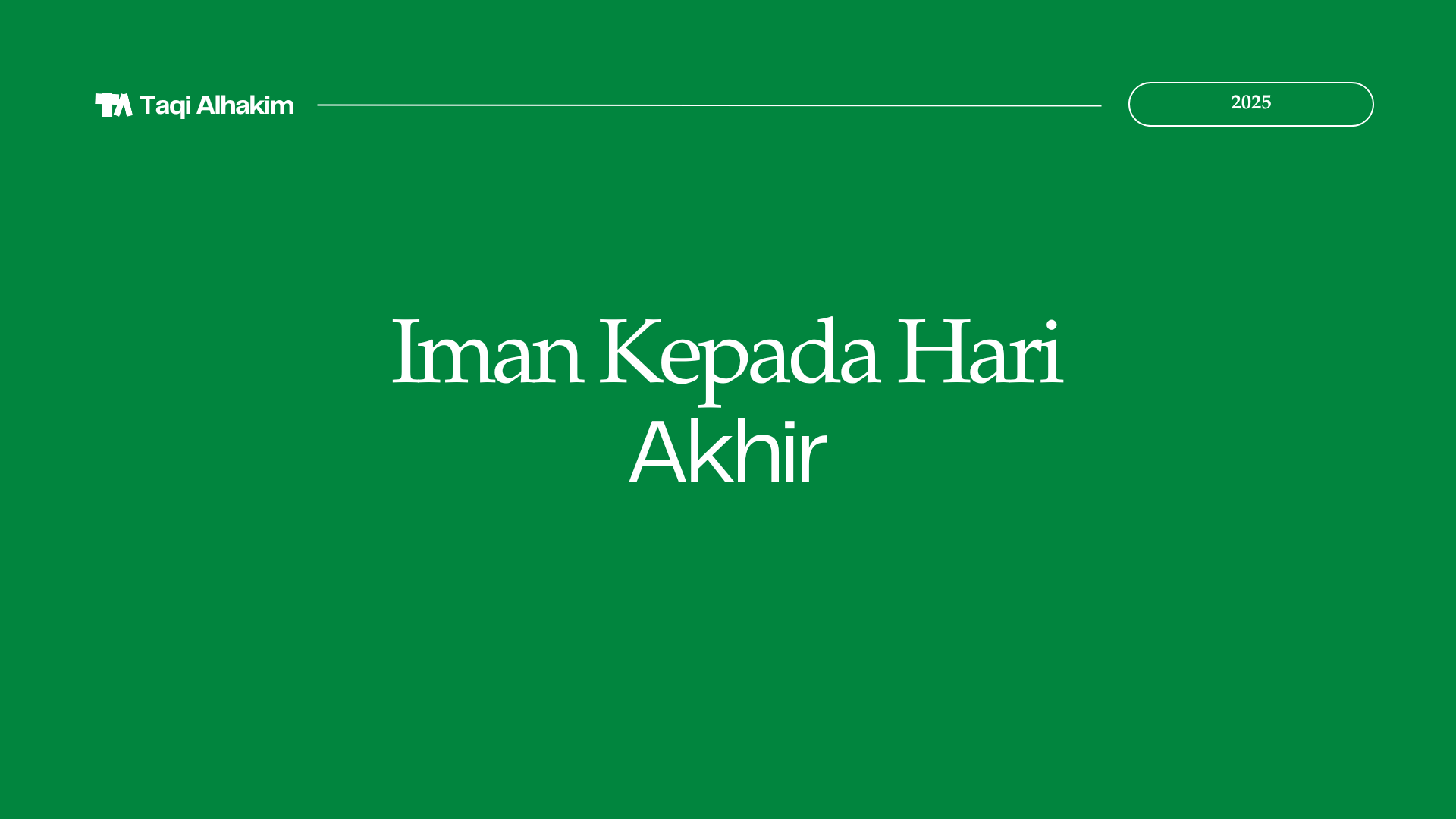 thumbnail iman kepada hari akhir